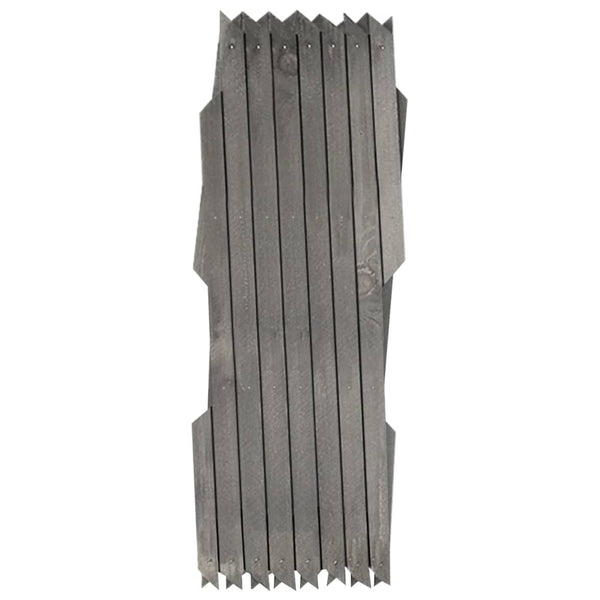 vidaXL Clôtures de jardin 5 pcs Gris Bois de sapin massif 180x30 cm