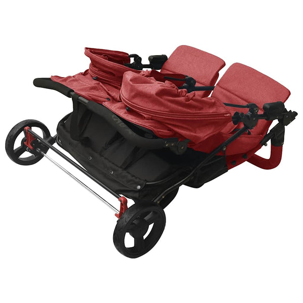 Zwillingswagen Rot Stahl