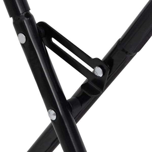 vidaXL Table à langer anthracite fer