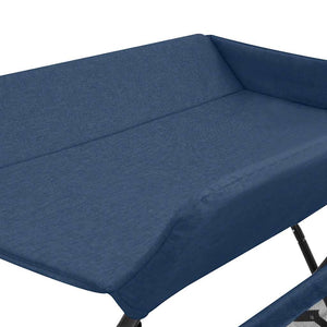 Marineblauer Wickeltisch aus Eisen
