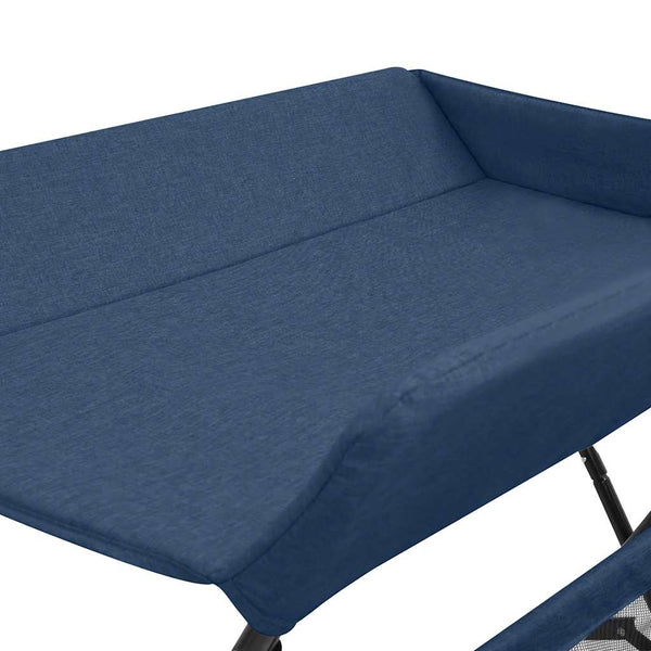 Marineblauer Wickeltisch aus Eisen