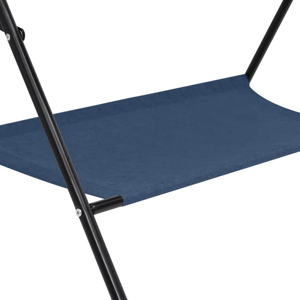 Marineblauer Wickeltisch aus Eisen