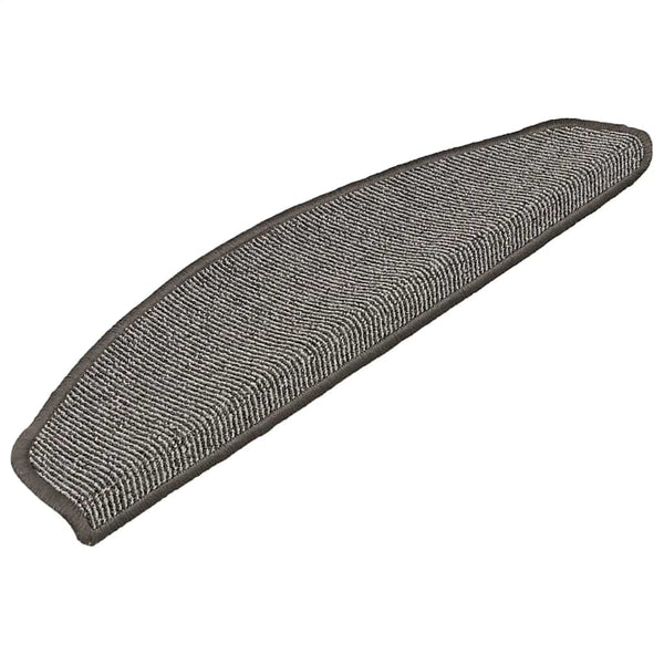 Stufenmatten 15 Stk. 65x21x4 cm Grau Halbrund Groß