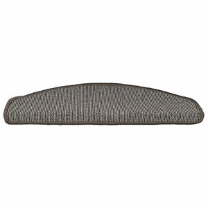 Stufenmatten 15 Stk. 65x21x4 cm Grau Halbrund Groß