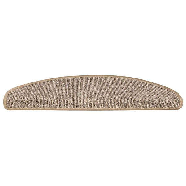 Stufenmatten 15 Stk. 65x21x4 cm Braun Halbrund Groß
