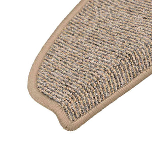 Stufenmatten 15 Stk. 65x21x4 cm Braun Halbrund Groß