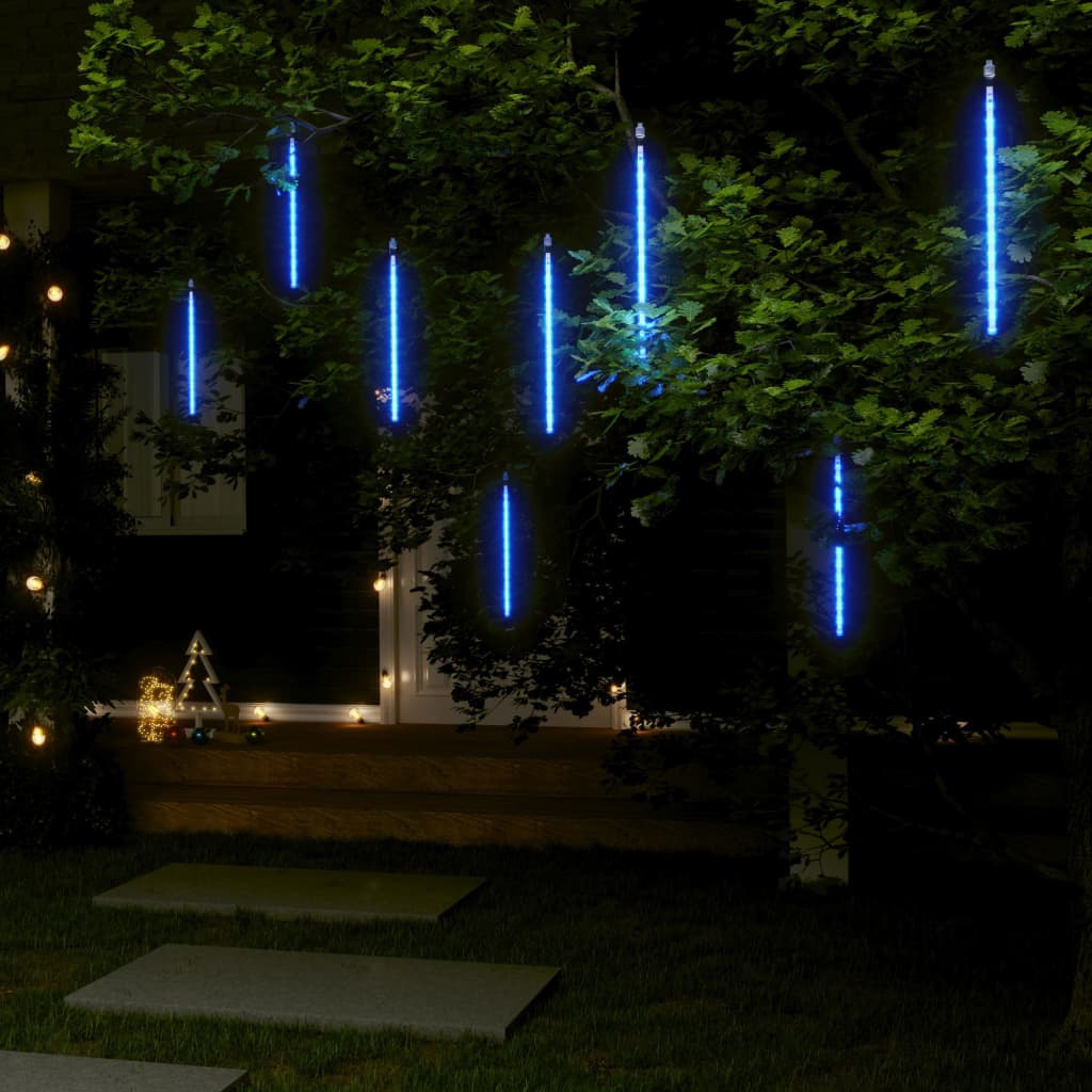 LED Meteor Lichter - 8 Stk. Blau
