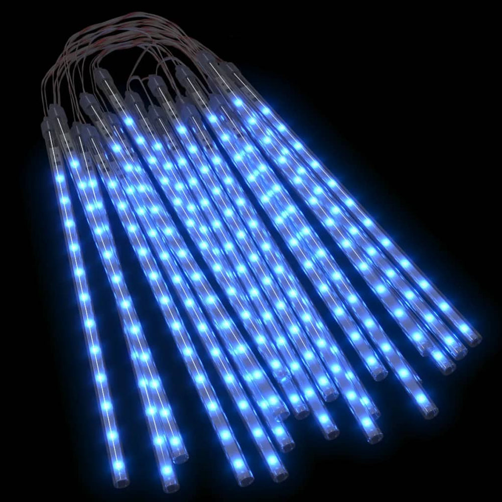 LED Meteor Lichter Blau 30cm 20er Set
