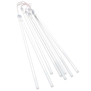 8er-Set blaue LED Meteor Lichter 50cm