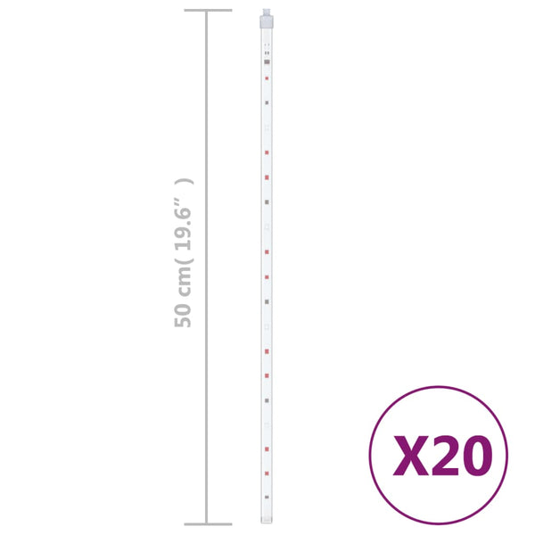 LED Meteor Lichter Mehrfarbig 20 Stk.