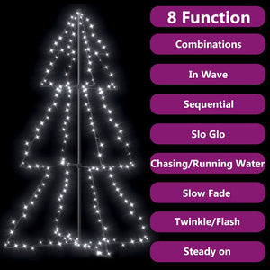 LED Weihnachtsbaum Kegelform 150cm