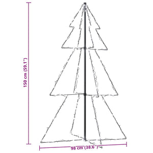 LED Weihnachtsbaum Kegelform 150cm