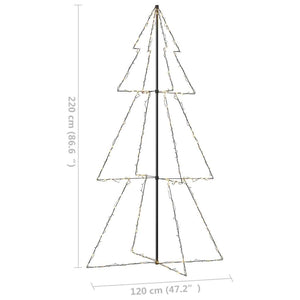 LED Weihnachtsbaum Kegel 220cm