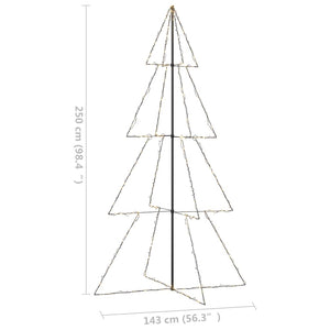 LED Weihnachtsbaum Kegel 250cm