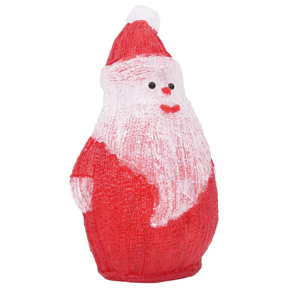 LED Weihnachtsmann Figur Acryl 28cm