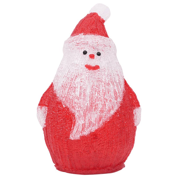 LED Weihnachtsmann Figur Acryl 28cm