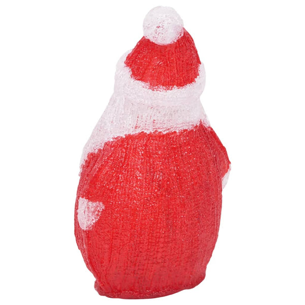 LED Weihnachtsmann Figur Acryl 28cm