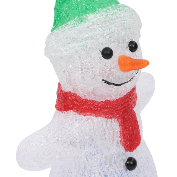 LED Schneemann Figur 30cm für Innen & Außen