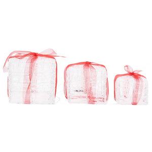 LED Geschenkboxen 3er Set, Mehrfarbig