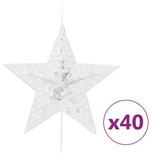 LED Sternenvorhang Lichterkette Kaltweiß 200 LEDs