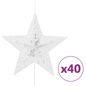 LED Sternenvorhang Lichterkette Blau 200 LEDs