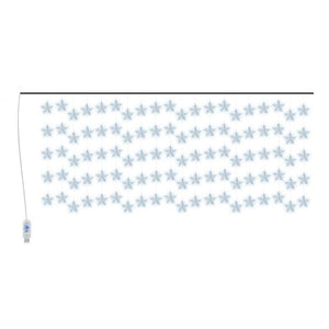 LED Sternenvorhang Lichterkette, Kaltweiß, 500 LEDs