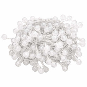 LED Lichterkette Kugeln, 20 m, Kaltweiß