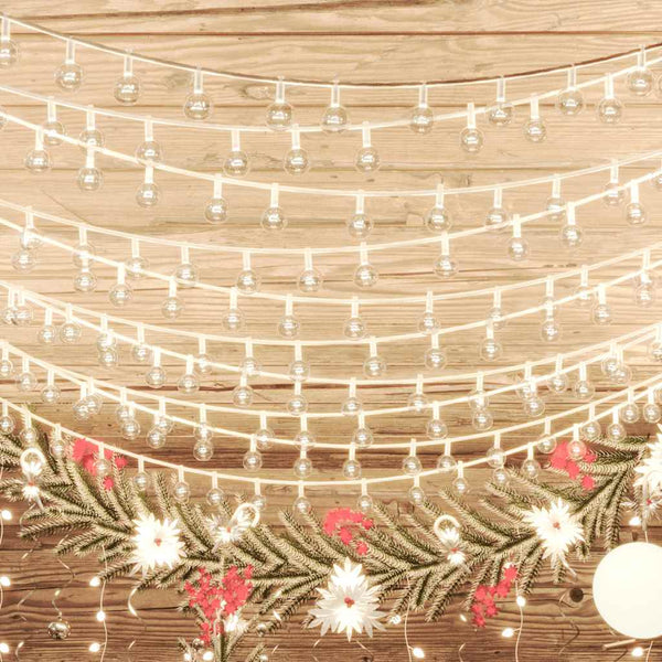 Lichterkette Kugeln 40m 400 LED Warmweiß