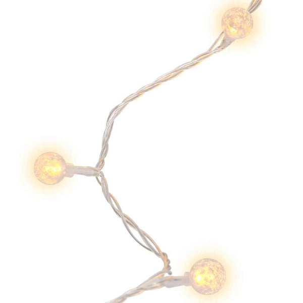 Lichterkette Kugeln 40m 400 LED Warmweiß