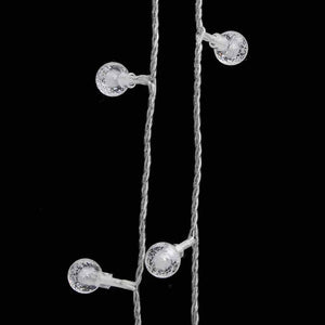 Lichterkette Kugeln 40m 400 LED Kaltweiß