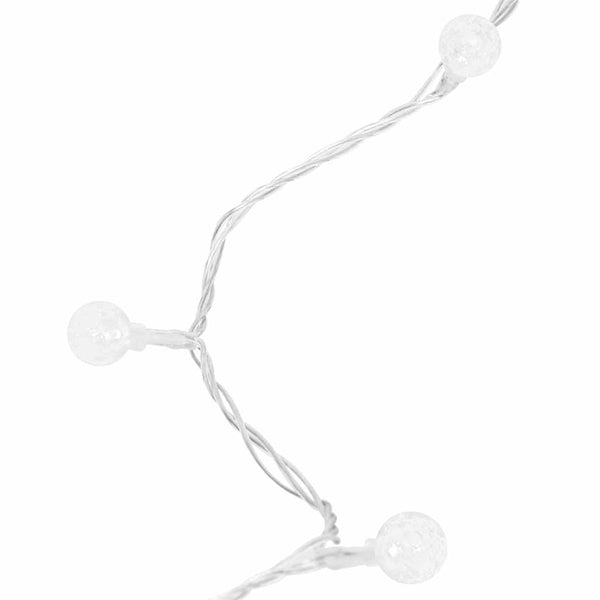 Lichterkette Kugeln 40m 400 LED Kaltweiß
