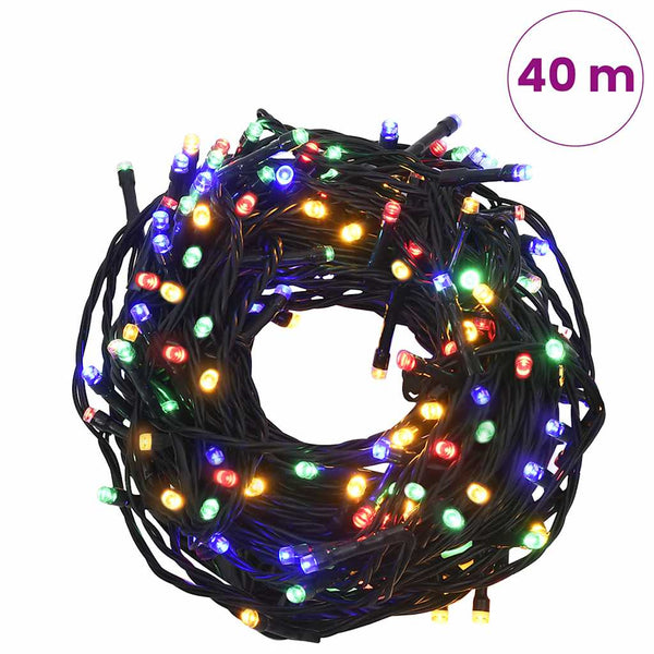 LED Lichterkette 400 LEDs Mehrfarbig 40m