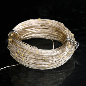 LED Lichterdraht 40m Warmweiß 400 LEDs