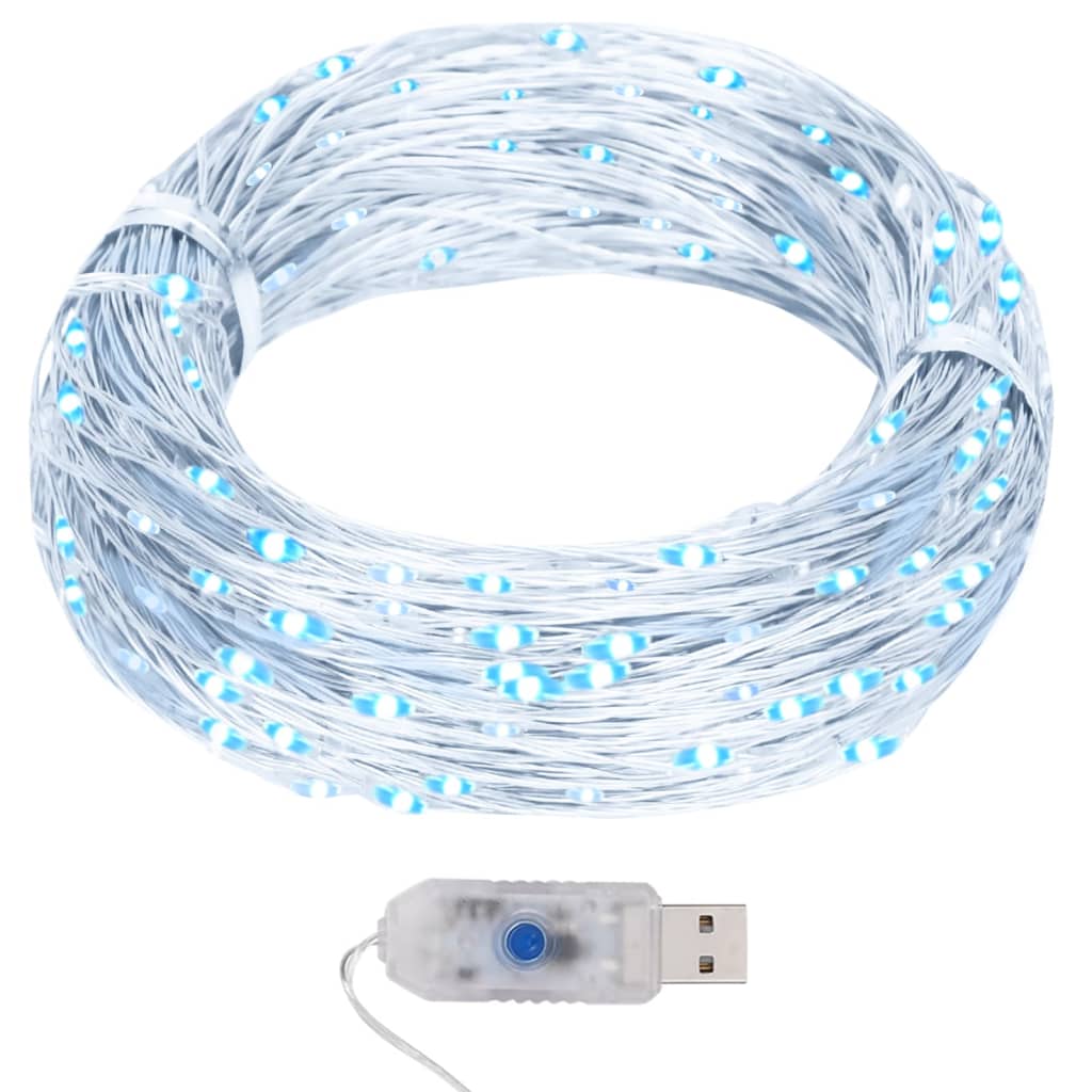 LED Lichterdraht 40m Kaltweiß 400 LEDs