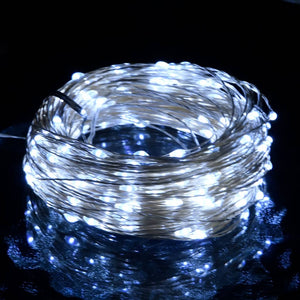 LED Lichterdraht 40m Kaltweiß 400 LEDs