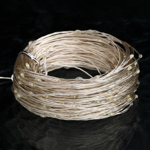 LED Lichterdraht 40m Kaltweiß 400 LEDs