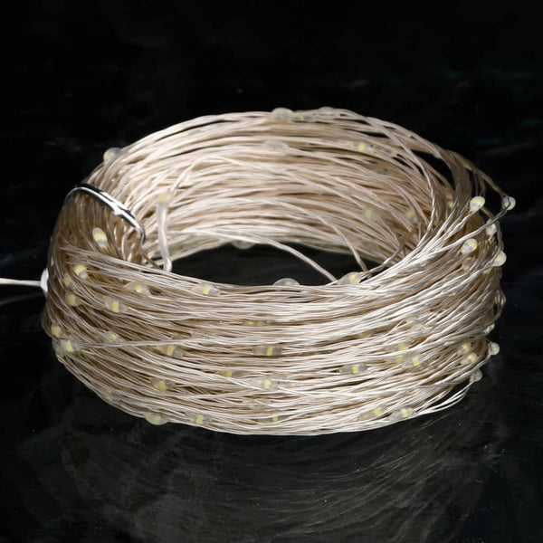 LED Lichterdraht 40m Kaltweiß 400 LEDs