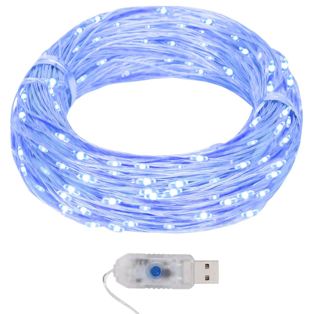 LED Lichterdraht 40m Blau 400 LEDs