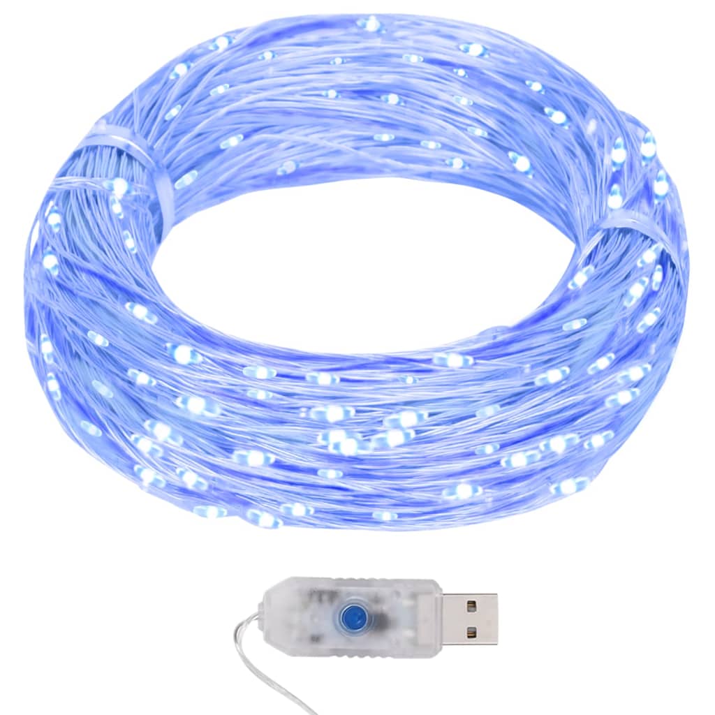 LED Lichterdraht 40m Blau 400 LEDs