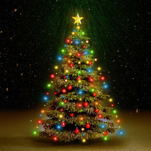 Weihnachtsbaum Lichterkette Netz 150 LEDs Mehrfarbig