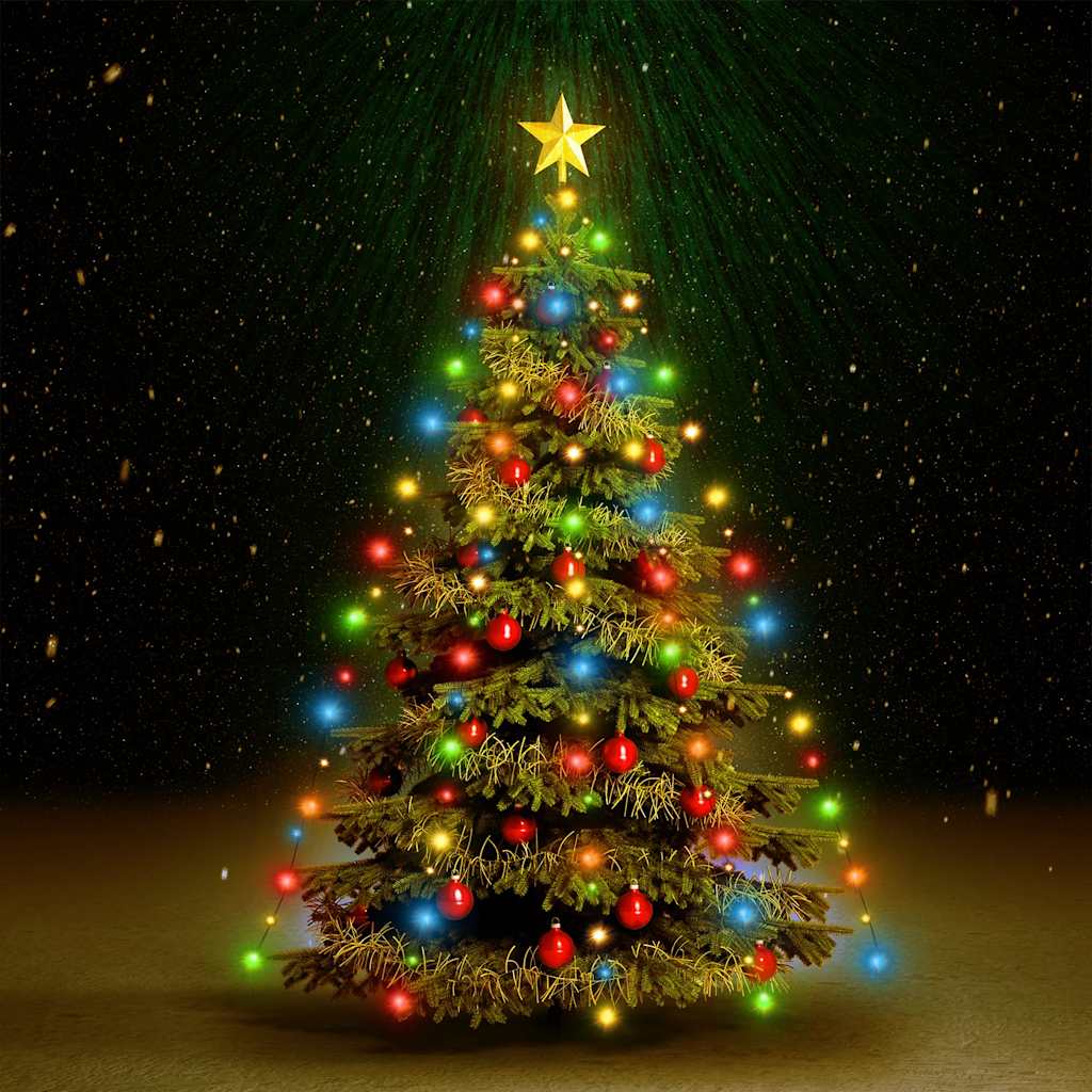 Weihnachtsbaum Lichterkette Netz 150 LEDs Mehrfarbig