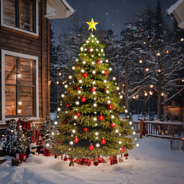 Weihnachtsbaum Lichterkette 180 LEDs Kaltweiß
