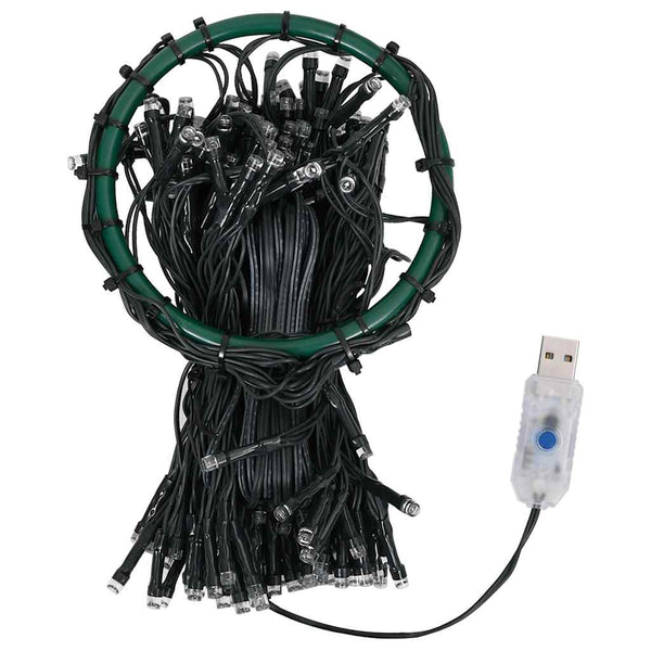 Weihnachtsbaum Lichterkette 180 LEDs Kaltweiß