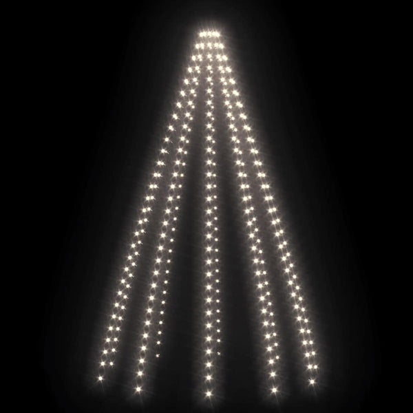 Weihnachtsbaum Lichternetz 250 LEDs Kaltweiß