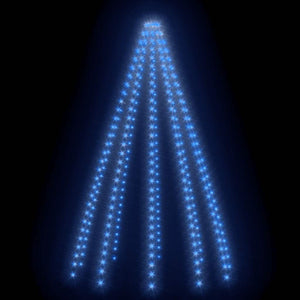 Weihnachtsbaum Lichterkette Netz Blau 250 LEDs