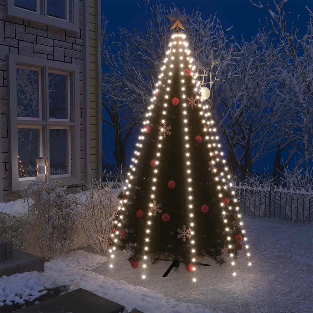 LED Weihnachtsbaum Lichterkette - 300 LEDs, Kaltweiß