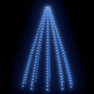 Blaues Weihnachtsbaum-Lichternetz mit 300 LEDs - 300 cm