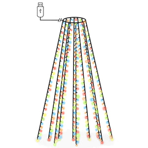 Weihnachtsbaum Lichterkette mit 300 LEDs