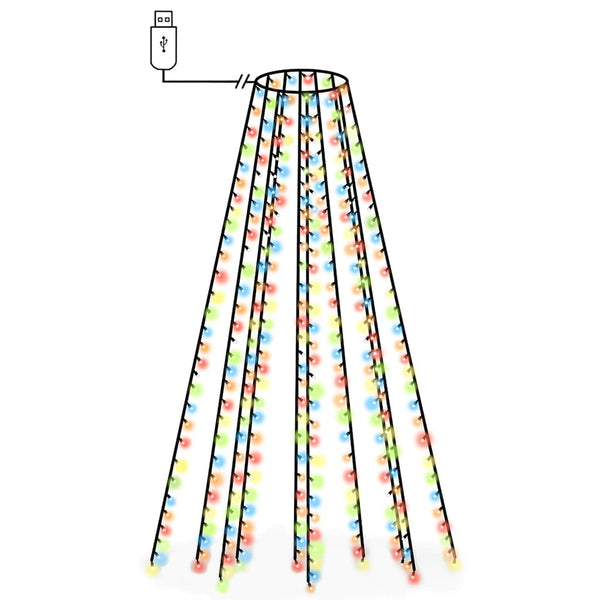 Weihnachtsbaum Lichterkette mit 300 LEDs