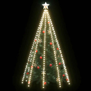 Weihnachtsbaum Lichternetz 400 LEDs Kaltweiß